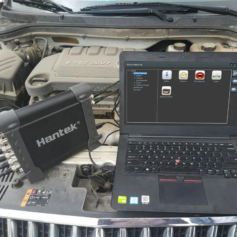 Signal Generator Spectrum Analyzer - Osciloscopio Automotriz Hantek 1008B Fácil de